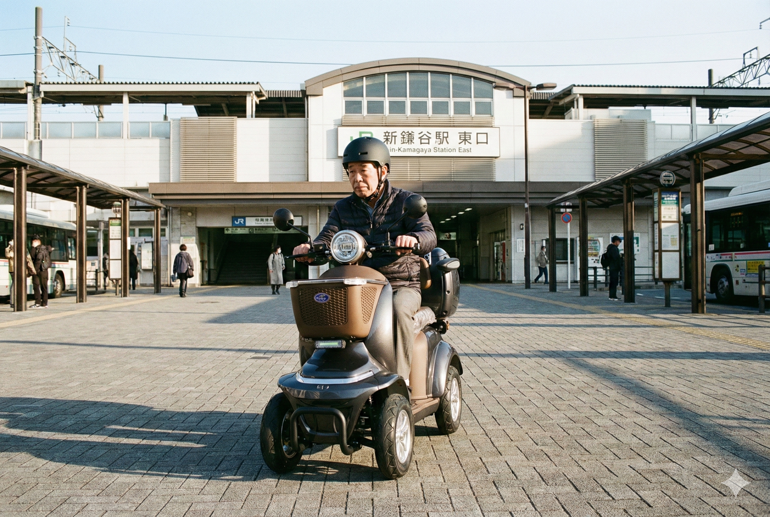 鎌ヶ谷市は自転車では難しい距離も、特定小型原付なら快適に移動！