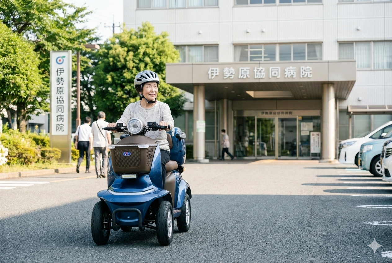 伊勢原市で坂道に悩むあなたへ。免許不要のコアライトD4で移動をもっと自由に。