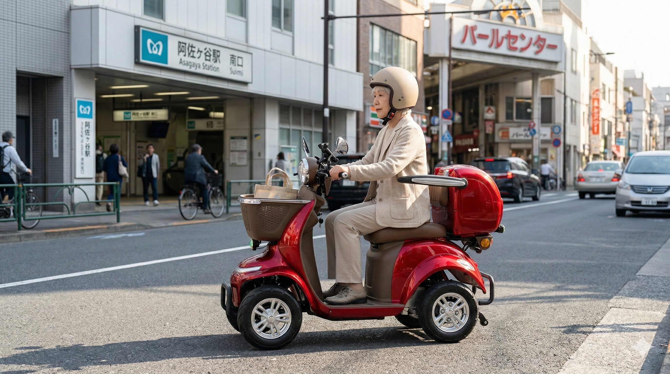 杉並区で免許返納後も、安全に自由に移動する新しい足。