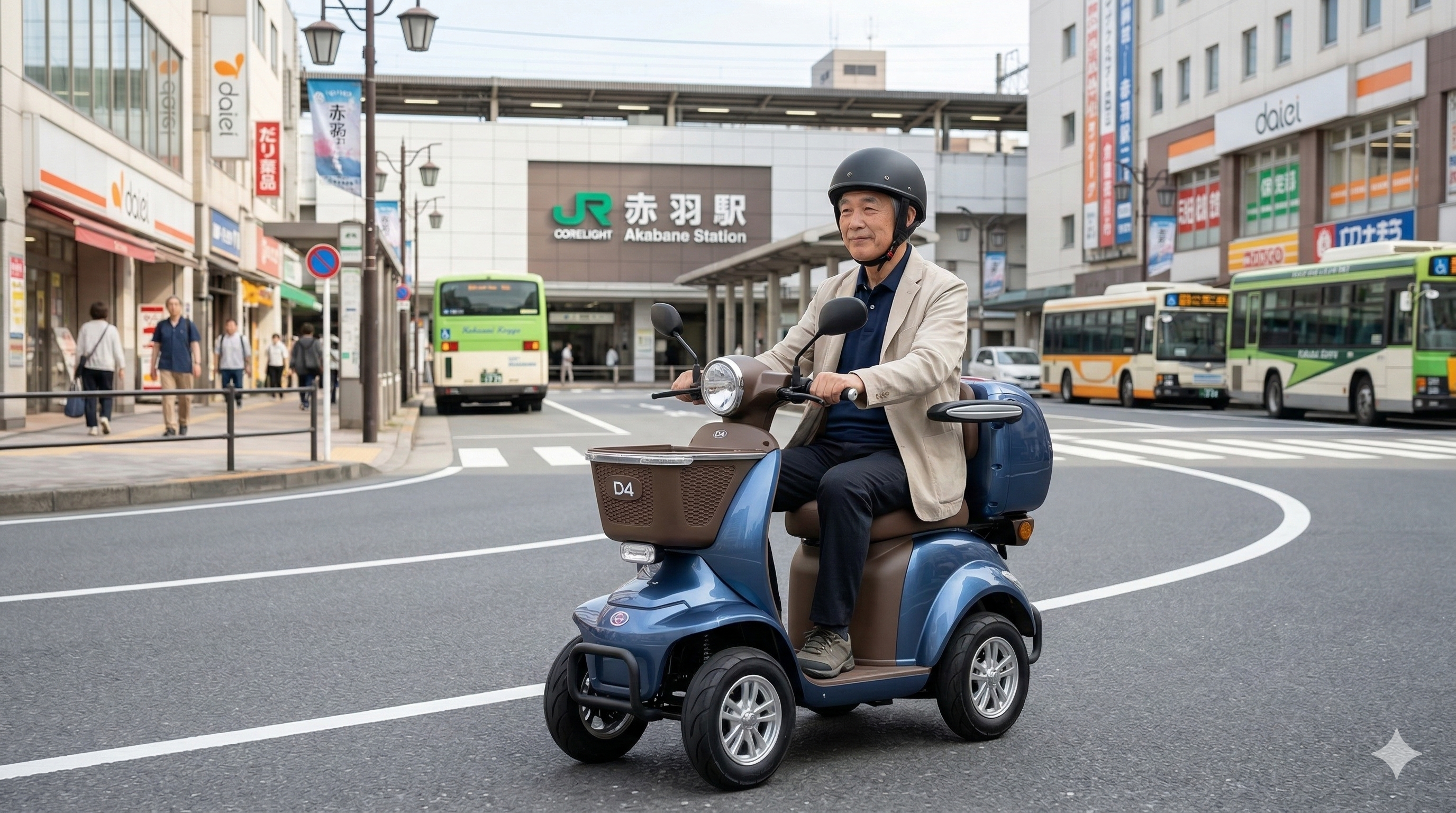 気楽で免許返納後の新しい移動手段、コアライトD4で生活圏を広げよう！