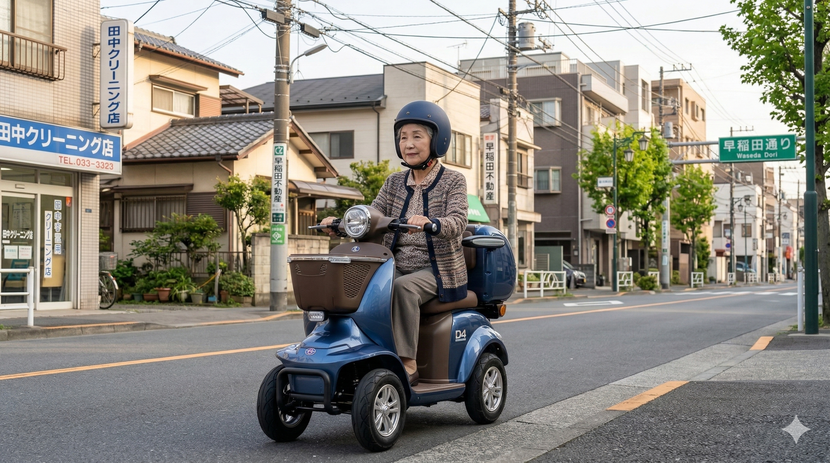 特定小型原動機付自転車「コアライトD4」の特長