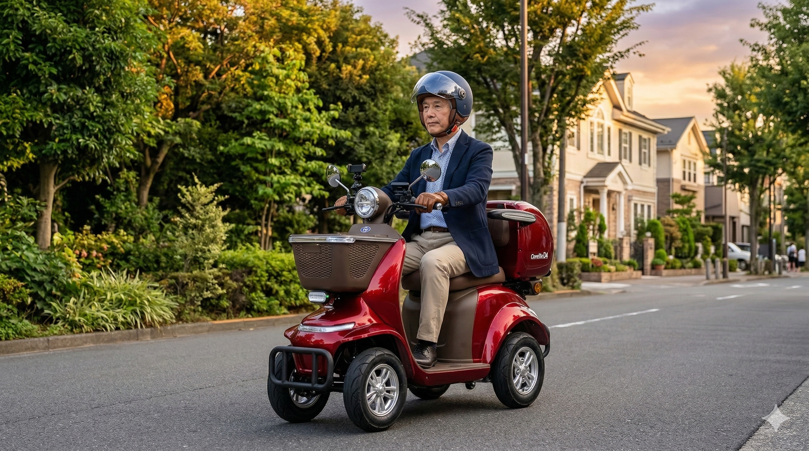 特定小型原動機付自転車「コアライトD4」の魅力