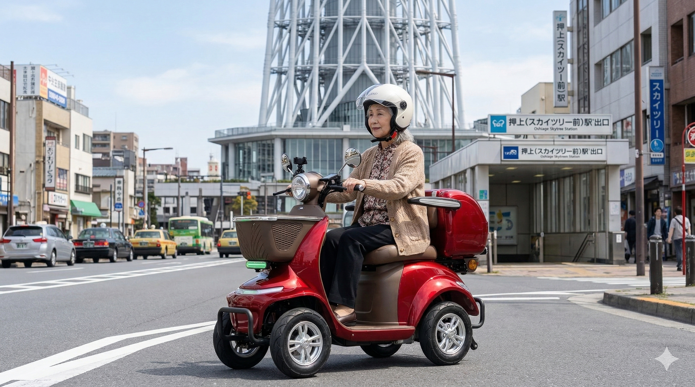 墨田区に暮らすあなたに、免許不要の新しい移動手段を提案します！