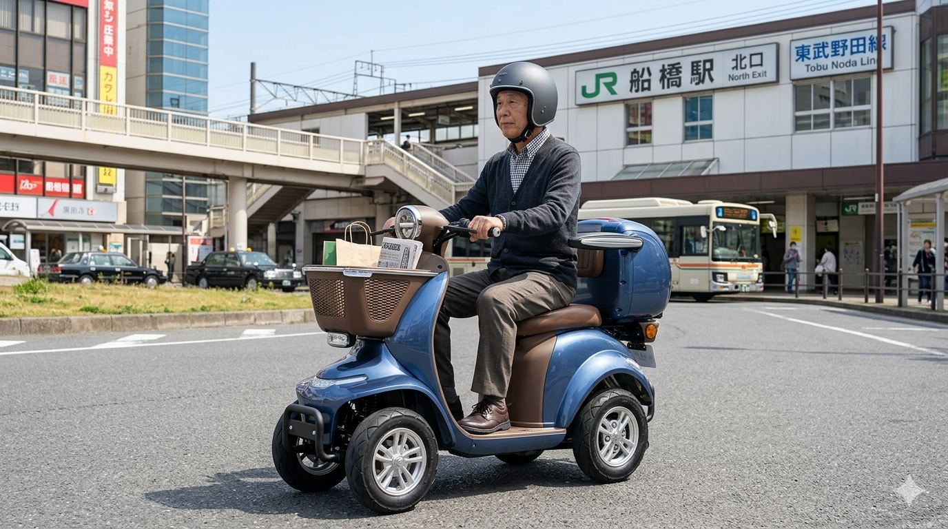 船橋市で免許返納後の移動を自由に！コアライトD4があなたの生活をサポートします。