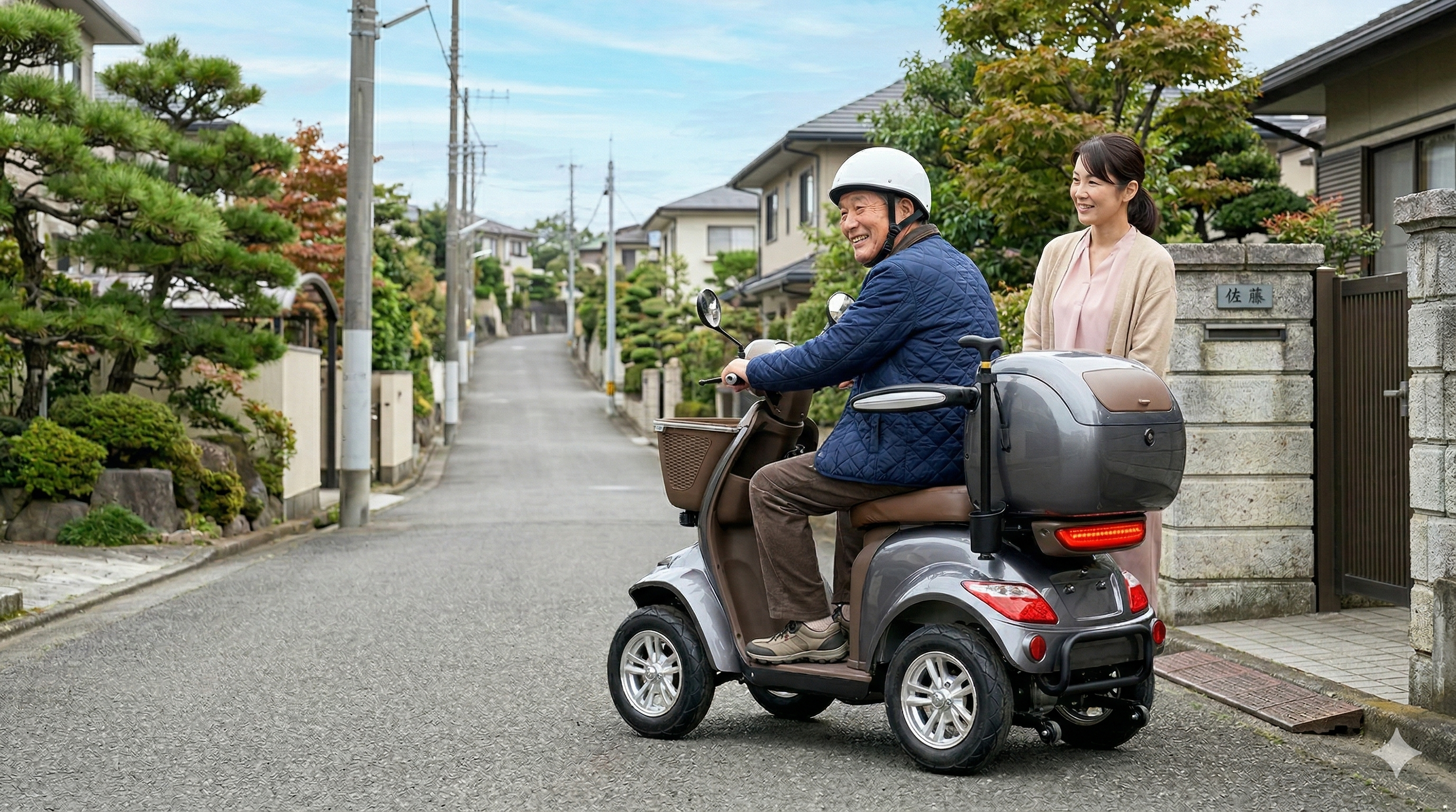 親へのプレゼントに最適なコアライトD4。印西市での自立した生活を実現し、家族の安心を両立する4輪モデル！