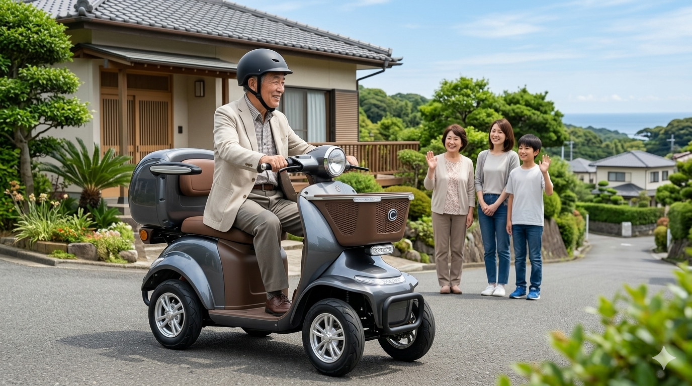 南房総市で家族の安心を守る、移動の自由を提供する。