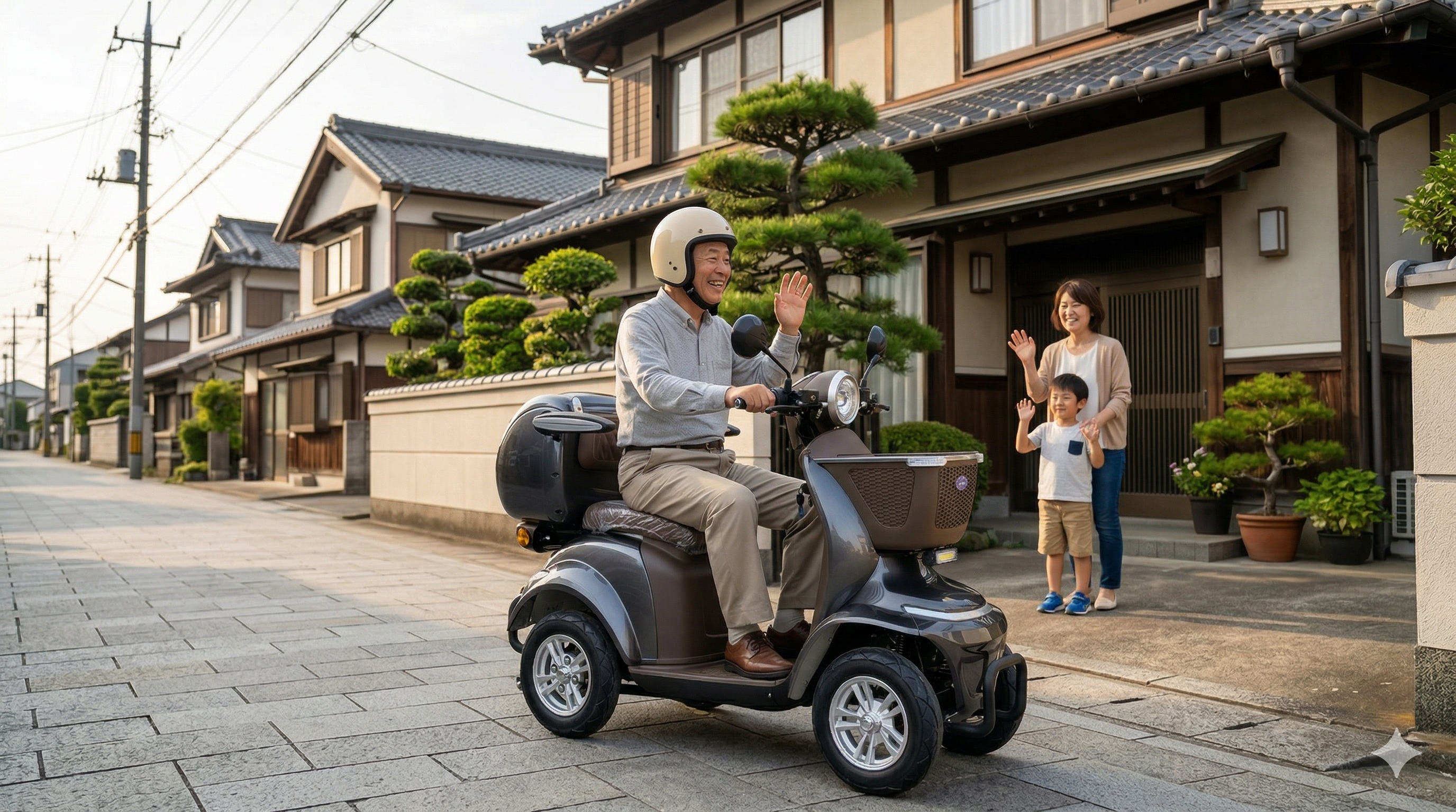 家族も安心できる香取市の移動支援に最適な四輪モデルコアライトD4