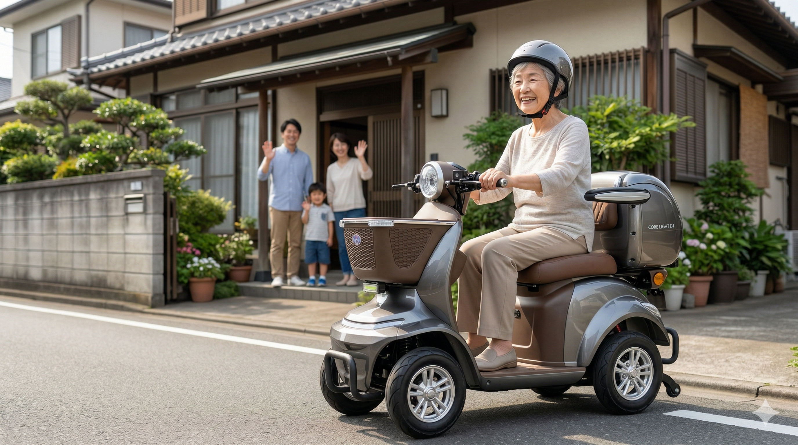 さいたま市で移動の自由が生まれる！コアライトD4で親の生活を支えよう